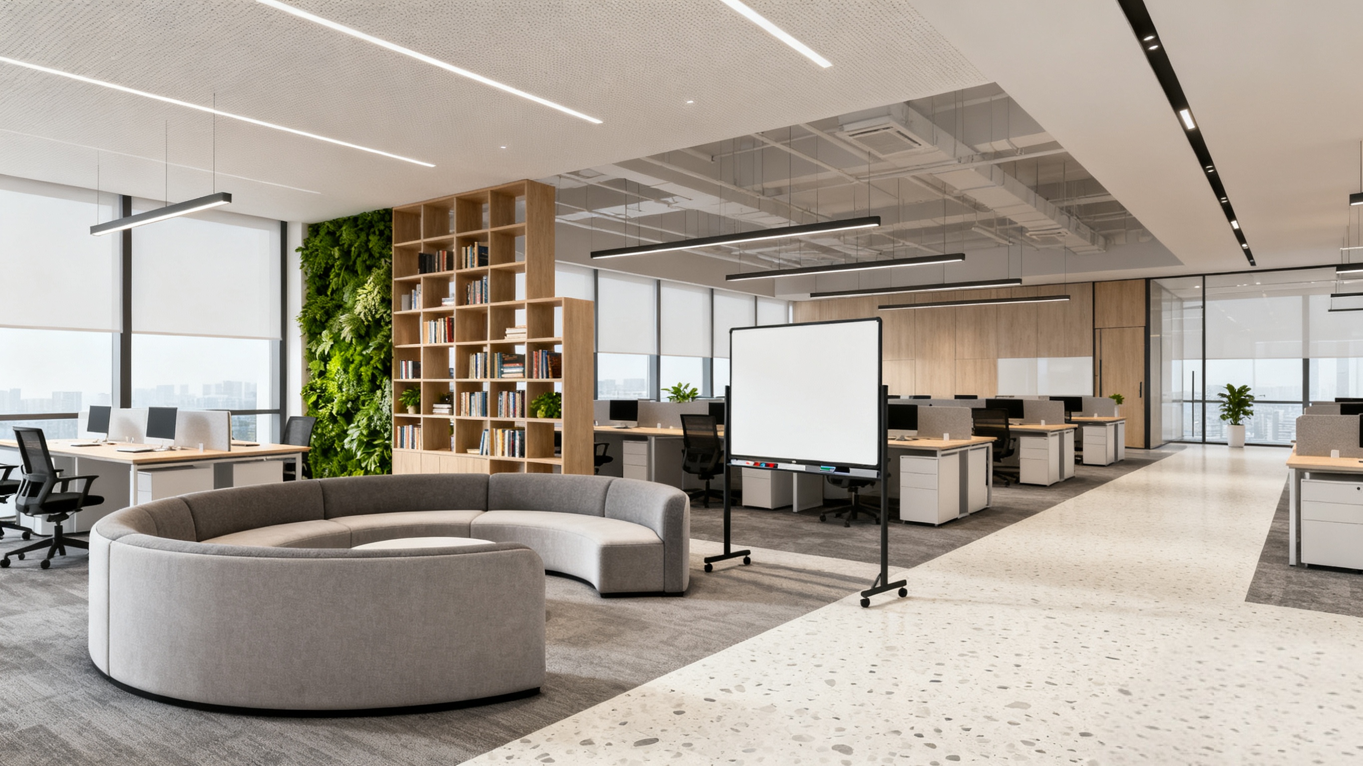 開放式辦公室太吵?如何平衡“協作”與“專注”的裝修設計