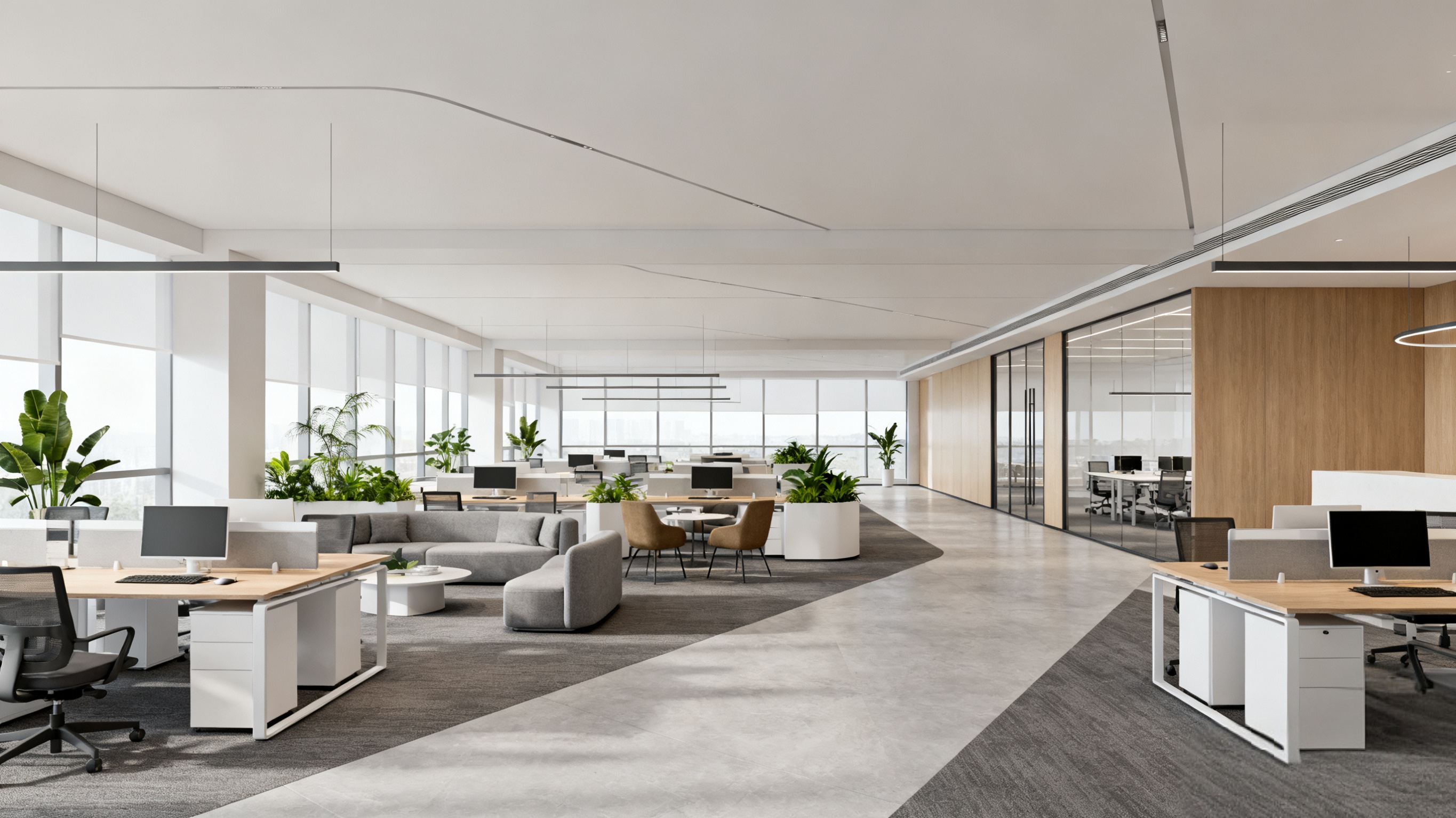 健康、協(xié)作、高效:現(xiàn)代大型辦公室設(shè)計的三大核心價值